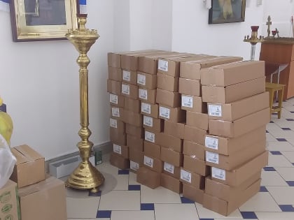 В Рязанском восточном благочинии собрали гуманитарный груз для защитников Отечества