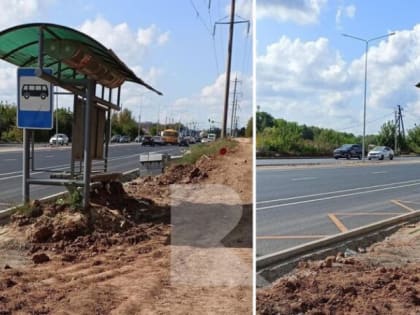 Жители Рязани пожаловались на остановку транспорта на улице Бирюзова