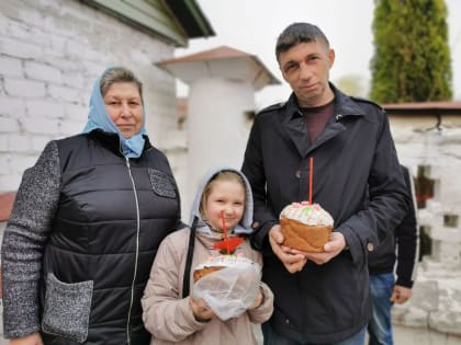 Благословение пасхальной снеди в приходах Михайлова (фоторепортаж)