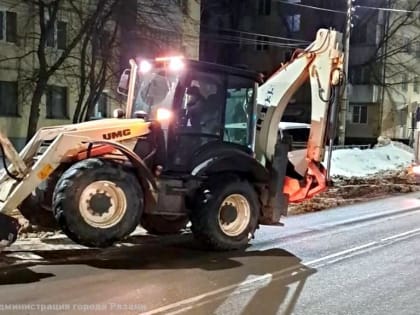 Уборка города продолжается в круглосуточном режиме