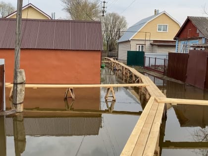 Уровень воды в рязанском поселке Борки постепенно понижается