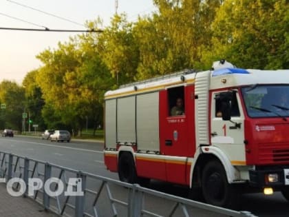 В Рязанской области произошел серьезный пожар в квартире: пострадал человек