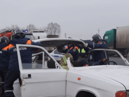 В Рыбновском районе ликвидировали последствия условной аварии с пятью погибшими