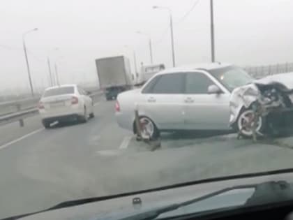 Опубликовано видео с места ДТП на Северной окружной в Рязани