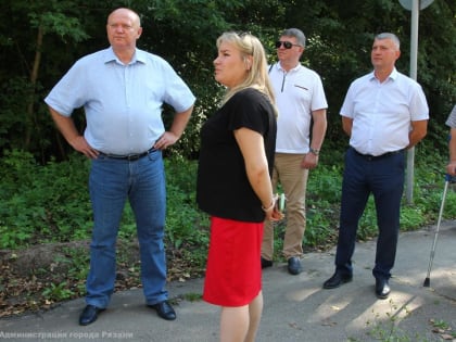 В Рязани продолжается благоустройство Лесопарка