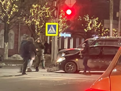 На площади Ленина в Рязани произошло ДТП