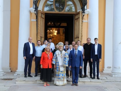 Молебен в Рождественском кафедральном соборе Рязани