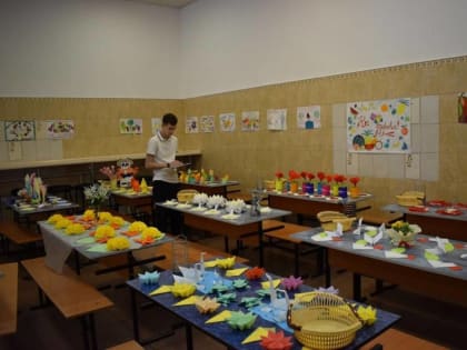 В школе №44 города Рязани определили лучшие оформленные столы в школьной столовой