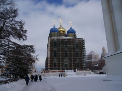 Члены отряда «Теограм» приняли участие в молебне и творческом вечере в трапезной «Кремлевской»