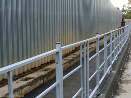 В Рязани обустроили пешеходную дорожку, соединяющую кварталы Михайловского шоссе и Керамзавода