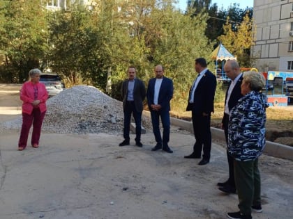 Ремонтные работы во дворах Рязани продолжаются