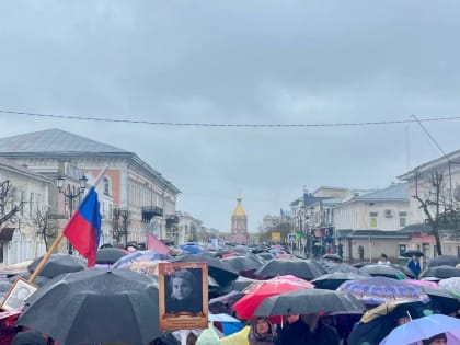 Николай Туркин стал участником Бессмертного полка и митинга Дня Победы в Касимове