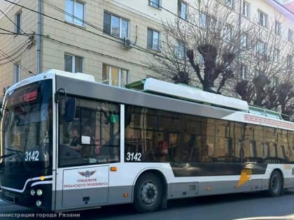 Из-за повреждения на электросетях в Рязани остановились троллейбусы