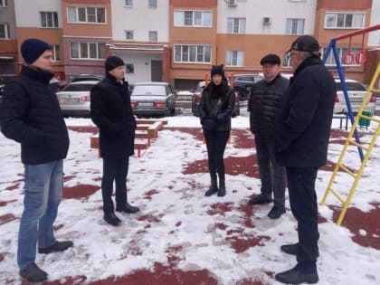 Проверка дворовой территории в Рязани