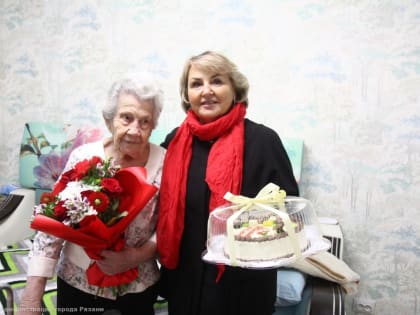 Ветерану Великой Отечественной войны Басе Ароновне Митрофановой исполнилось 100 лет