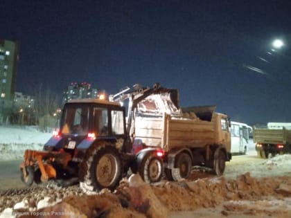 Уборка города продолжится ночью