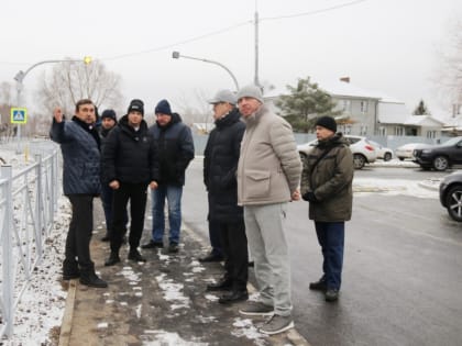 Приемка отремонтированной дороги в Рязани