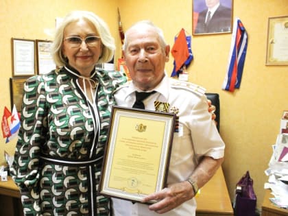 Татьяна Панфилова поздравила с юбилеем председателя Совета ветеранов Железнодорожного района Рязани Германа Грибакина