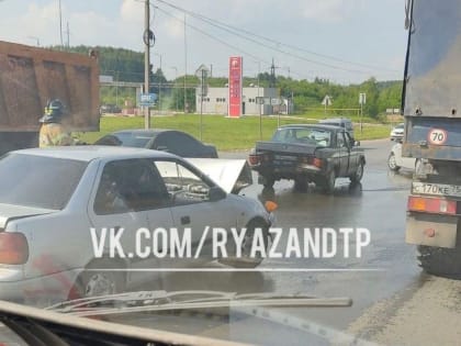 Из-за ДТП под Рязанью образовалась крупная пробка