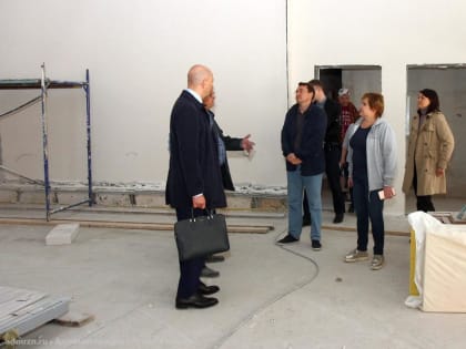 Продолжается реконструкция Детской школы искусств №5