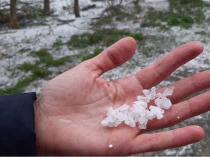 25 и 26 мая в Рязанской области объявлено метеопредупреждение из-за града, грозы и ветра