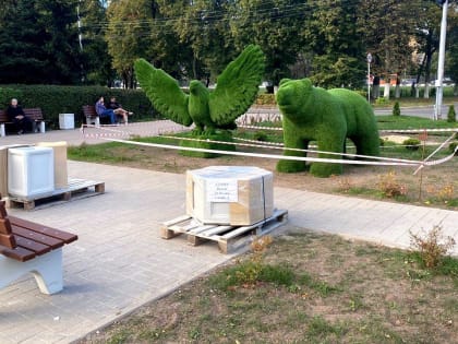 В Рязани проконтролировали реализацию проекта местной инициативы у памятника «Хачкар» на Московском шоссе