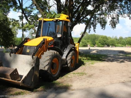 Мэрия начала благоустройство территории Орехового озера
