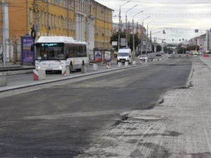 С 15 августа в Рязани откроют движение на Первомайском проспекте