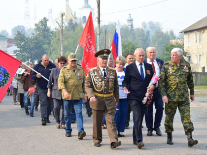 Благочинный Кадомского округа протоиерей Сергий Сорвачев совершил освящение памятной стелы в честь воинов – интернационалистов