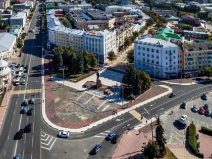 В Рязани на площади Ленина начался новый этап реконструкции