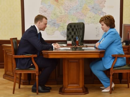 Вопросы развития здравоохранения Рязанской области обсудили в ходе встречи Павел Малков и Алла Самойлова