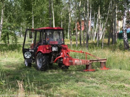 Окос травы и уход за цветниками: в городе продолжаются сезонные работы по благоустройству
