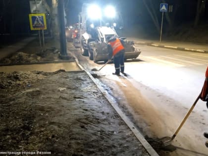 Ночью на рязанских улицах будет работать спецтехника