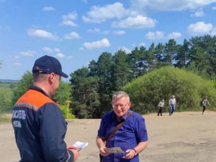 В Солотче продолжаются рейды по соблюдению противопожарного режима