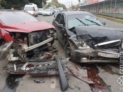 В аварии на Касимовском шоссе пострадали ребенок и два водителя