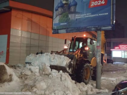 Ночью в городе будет работать спецтехника