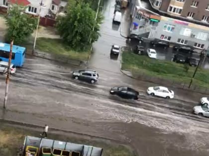 Рязанцы показали последствия ливня 8 июня