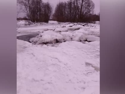 В Рязанской области произошло освобождение от воды низководного моста