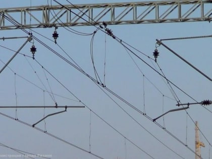 Обрыв контактной сети в Дягилево