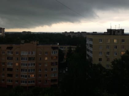 В Рязанской области МЧС выпустило метеопредупреждение о ливне и грозе 26 июля