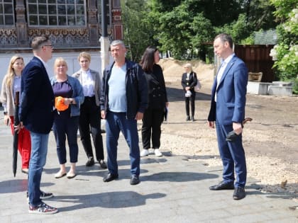 Депутаты городской Думы проконтролировали ход благоустройства рязанских общественных пространств