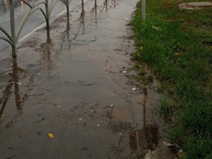 Рязанский поселок Никуличи топит несколько недель подряд