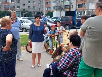 Роза Ризатдинова встретилась с жителями улицы Кальной