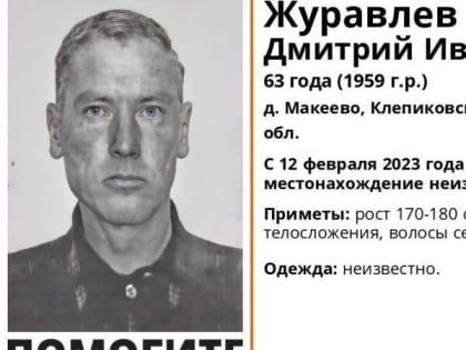 В Клепиковском районе разыскивают 63-летнего мужчину