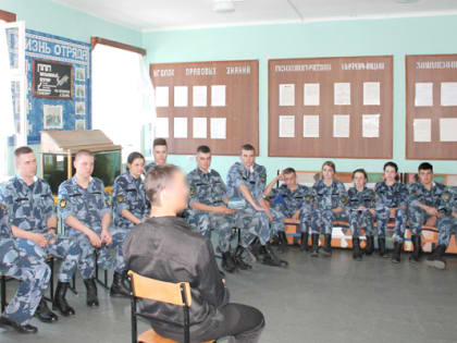 В ИК-2 прошли практические занятия с курсантами Академмии ФСИН России