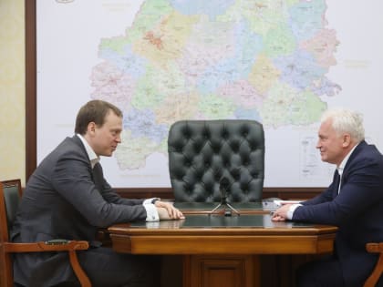 Губернатор Рязанской области Павел Малков обсудил вопросы развития в регионе самбо с президентом Всероссийской федерации самбо Сергеем Елисеевым