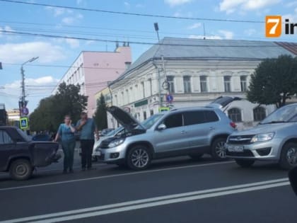 В центре Рязани произошло ДТП