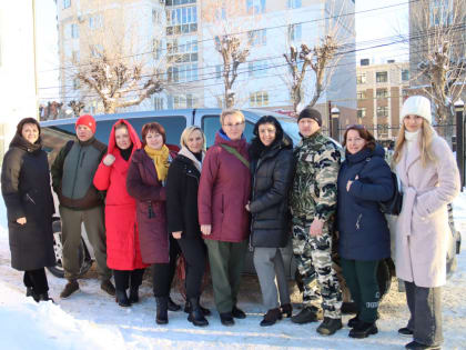 В ЛНР из Рязанской области направлена новая группа волонтеров