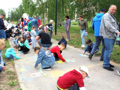 В сквере «Вишневый сад» прошел День соседей