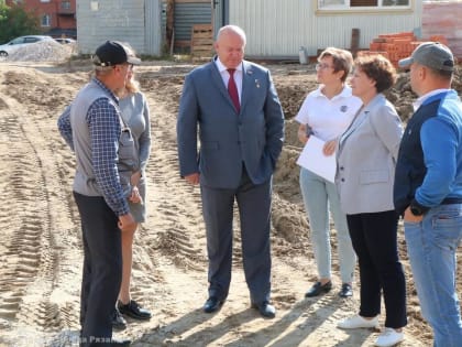 В микрорайоне Кальное продолжается строительство детского сада